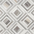 Marble Tiles - Star Skyfall Snow White Waterjet Decor - intmarble
