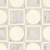 Marble Tiles - Cici Limestone Skyfall Royal Marble Waterjet Decor - intmarble