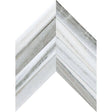 Marble Tiles - Skyfall Chevron Waterjet Decor Marble Tiles - intmarble