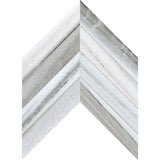 Marble Tiles - Skyline Vein Cut Chevron Marble Waterjet Decos - intmarble