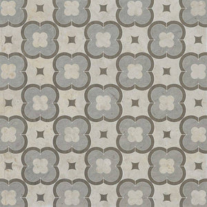 Marble Tiles - Paisley Pattern Limestone Waterjet Decor - intmarble