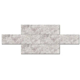 Marble Tiles - Subway Silver Cloud Honed Marble Tiles 100x300x10mm - intmarble