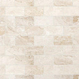 Marble Tiles - Royal Cream Honed Subway Metro Marble Tiles 70x140x10mm - intmarble