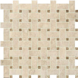 Marble Tiles - Cappuccino Marble Tile Mosaic Slabs Collection - intmarble