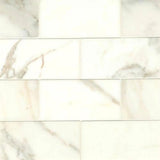 Marble Tiles - Calacatta Gold Honed Italian Marble Tiles - intmarble
