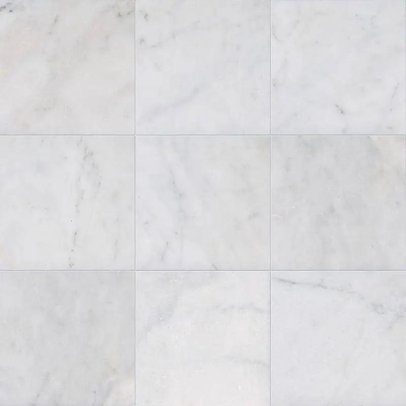 Marble Tiles - Carrara T Honed Natural Marble Tile - intmarble