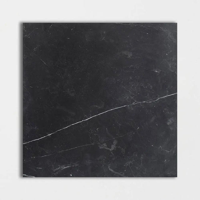Marble Tiles - Elegant Black Polished Marble Tiles Floor Wall 750x750x20mm - intmarble