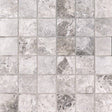 Marble Tiles - Silver Shadow Honed Square Marble Mosaic Tiles 48x48mm - intmarble