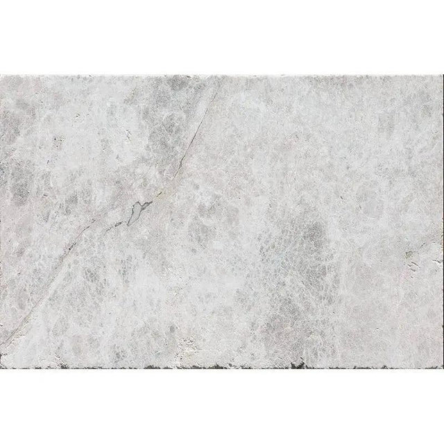 Marble Tiles - Silver Distressed Cottage Stone Marble Tile 406x610x12mm - intmarble