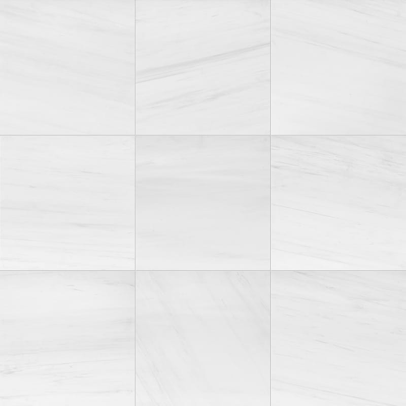 Marble Tiles - Bianco Snow White Polished Natural Marble Tile - intmarble