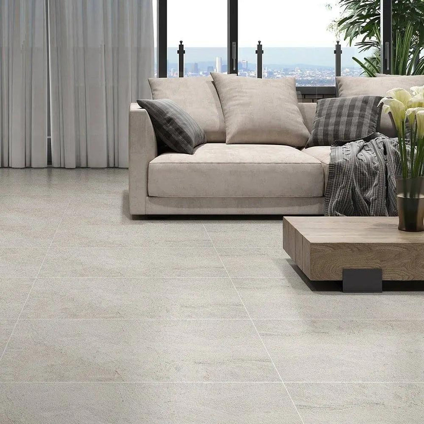 Marble Tiles - Royal Marfil Tumbled Distressed Cottage Stone Marble Tile 406x610x12mm - intmarble