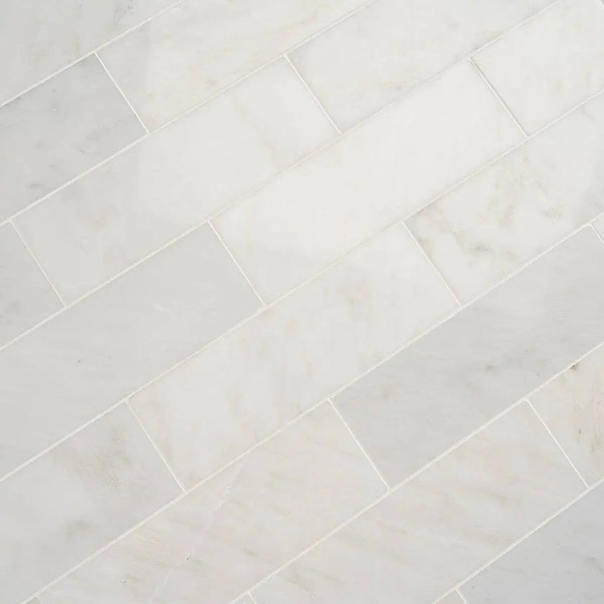 Marble Tiles - Calacatta White Extra Polished Marble Floor Wall Tile - intmarble
