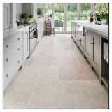 Marble Tiles - Dijon Tumbled Limestone Floor Wall Cover 400x600x12mm - intmarble