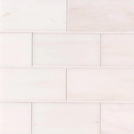 Marble Tiles - Calacatta Honed Subway Marble Tile 70x140x10mm - intmarble