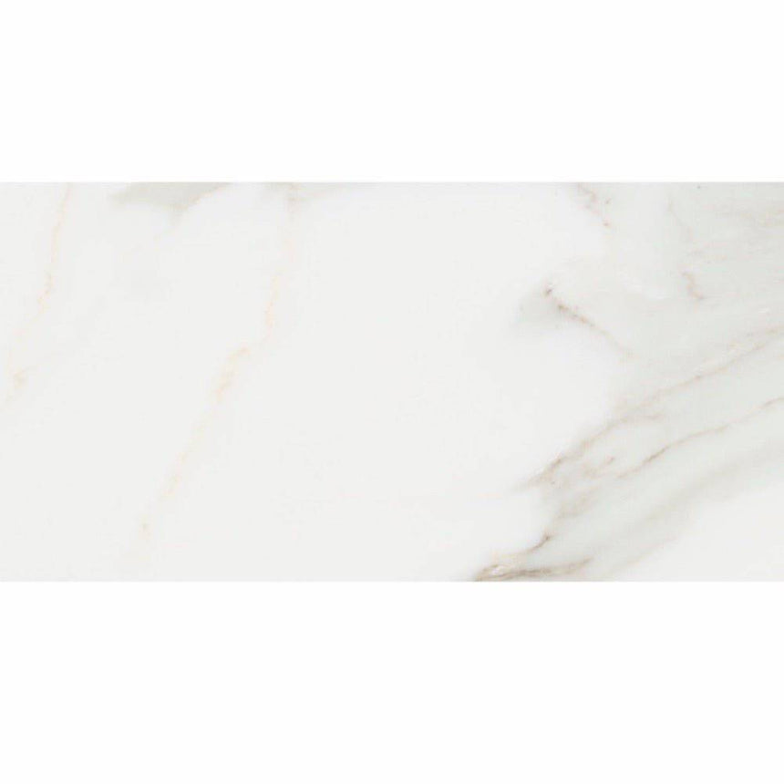 Marble Tiles - Calacatta Gold Italian Honed Subways Marble Tiles Subways 150x300x10mm - intmarble