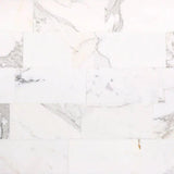 Marble Tiles - Calacatta Gold Italian Polished Subways Marble Tiles Subways 150x300x10mm - intmarble