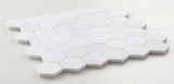 Marble Tiles - Bianco Dolomite Polished Marble Hexagon Mosaic Tile 48x48x10mm - intmarble