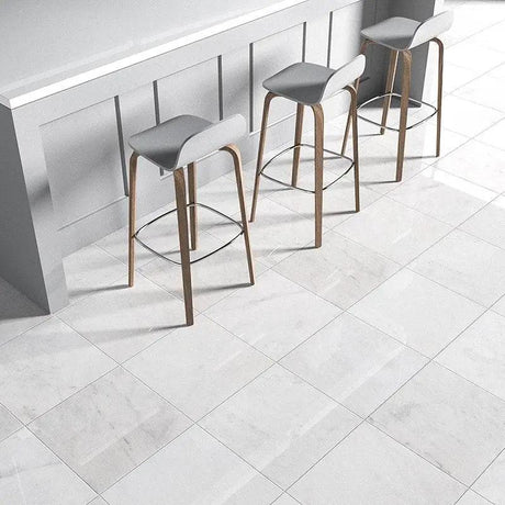 Marble Tiles - Calacatta T Polished Marble Tiles 457x457mm - intmarble