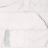 Marble Tiles - Calacatta Gold Polished Italian Subway Marble Tile 75x305x10mm - intmarble