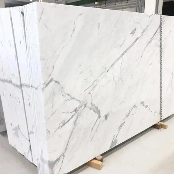 Marble Tiles - Statuary Venato Polished Marble Slab - intmarble