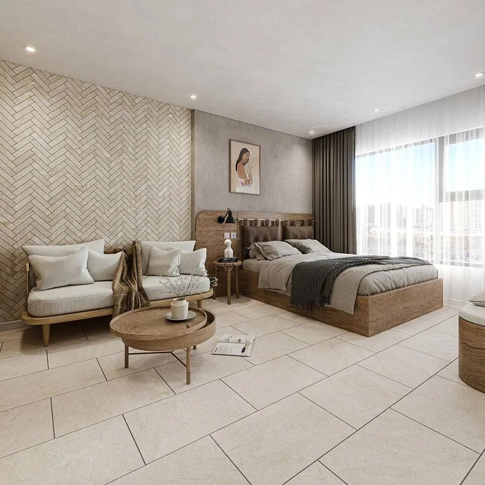 Marble Tiles - Diana Royal Honed Marble Tile 400x800x15mm - intmarble