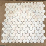 Marble Tiles - Calacatta Pink Polished Hexagon Marble Mosaic Tiles - intmarble