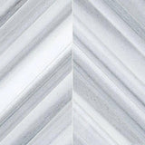 Marble Tiles - Skyfall Chevron Waterjet Marble Mosaic Tile - intmarble