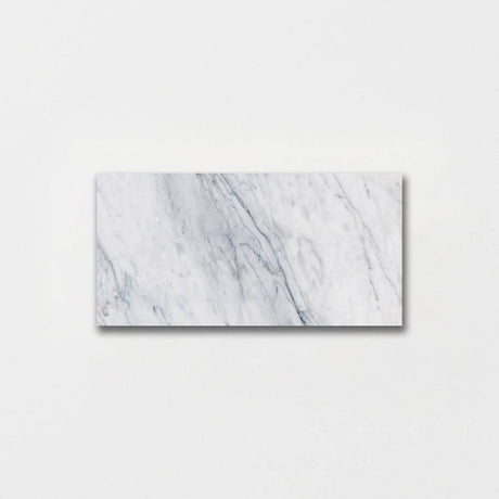 Marble Tiles - Royal White Honed Marble Tile 305x610x12mm - intmarble