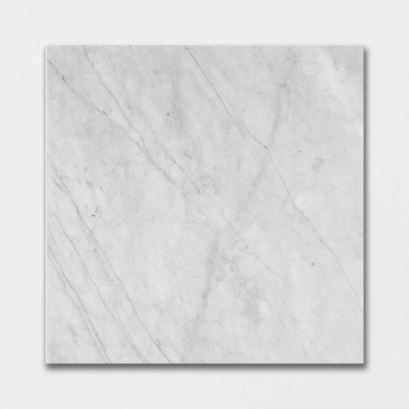 Marble Tiles - Royal White Honed Marble Tile 457x457x12mm - intmarble