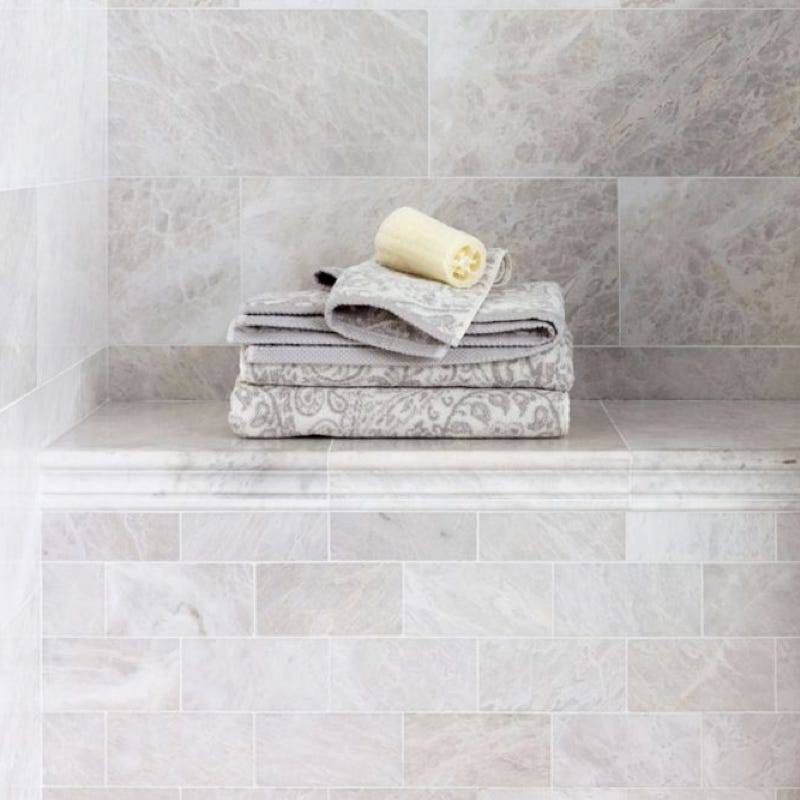 Marble Tiles - Alpina White Honed Marble Tile 305x610x12mm - intmarble