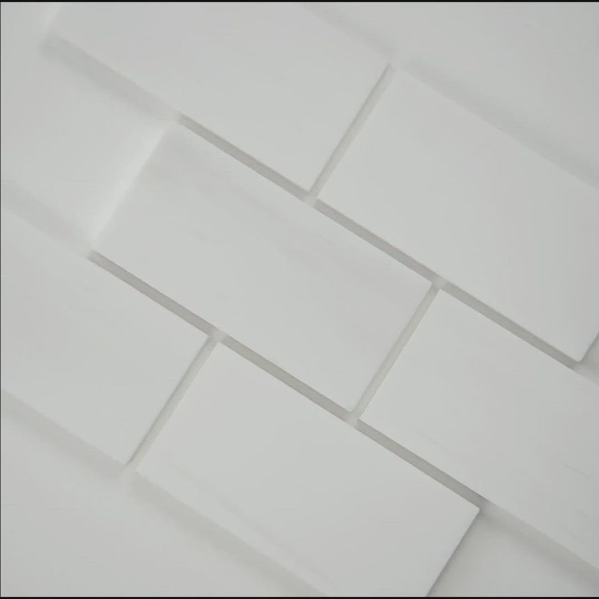 Bianco Snow White Polished Natural Marble Tile