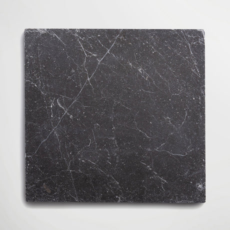 Black Tumbled Fitz Marble Tile 406x406x12mm