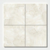 Marble Tiles - Calacatta Amber Honed Marble Tiles 305x305x10mm - intmarble