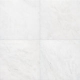 Carrara T White Honed Marble Tiles 457x457x12mm