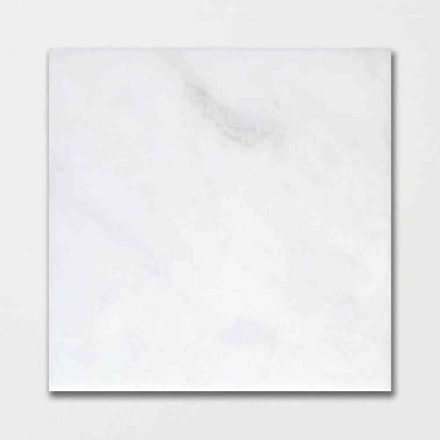 Carrara T White Honed Marble Tiles 457x457x12mm