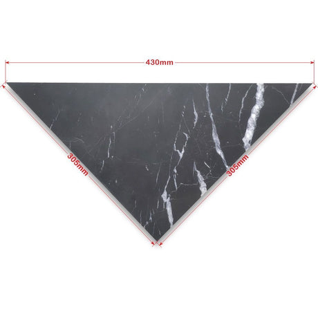 Triangle Honed Marble Tiles Fitz Collection Chequerboard