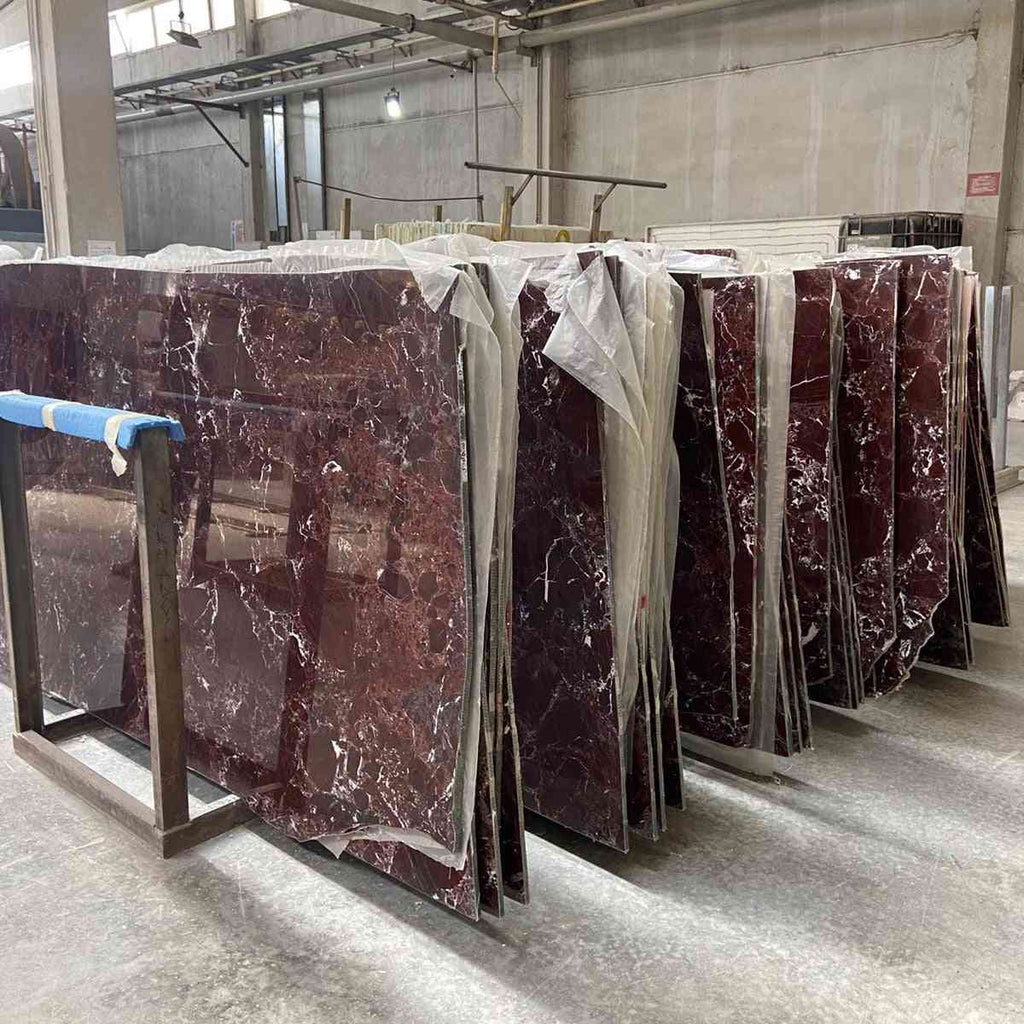 Marble Tiles - Rosso Levanto Marble Slab - intmarble