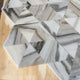 Skyfall Waterjet Hexagon Marble Mosaic Tile