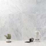 Carrara Honed Marble Tiles