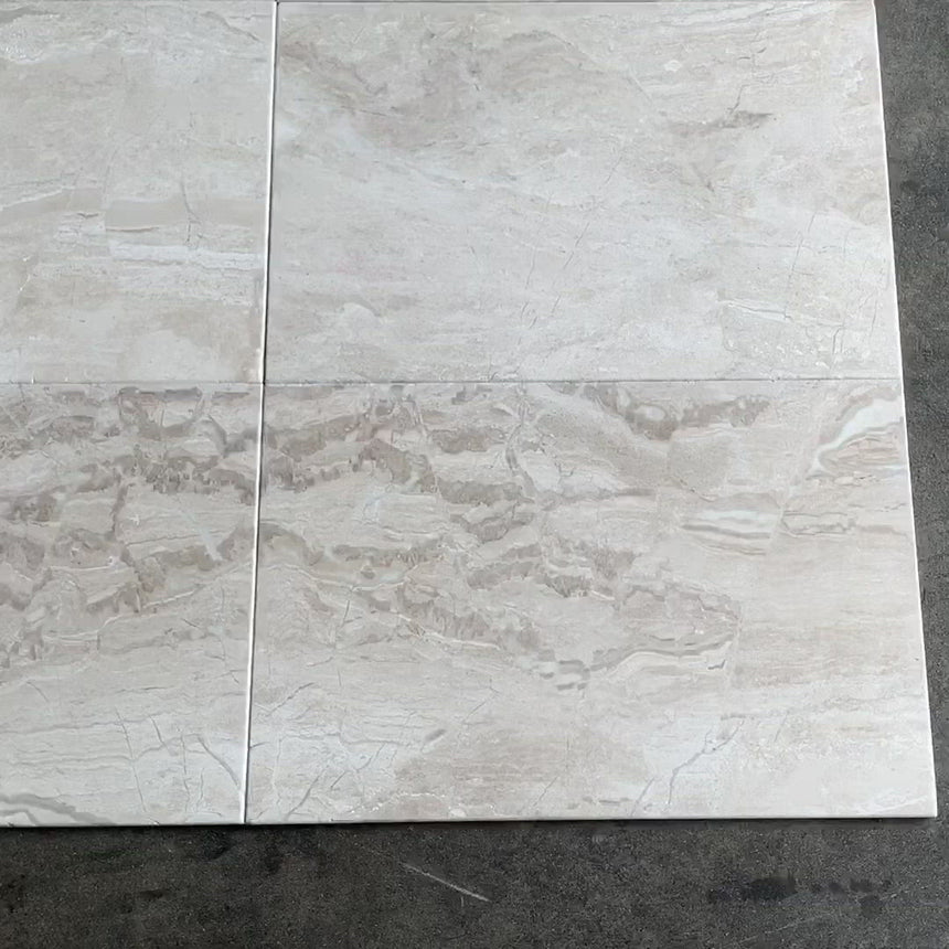 Diana Royal Tumbled Antiqued Marble Tile