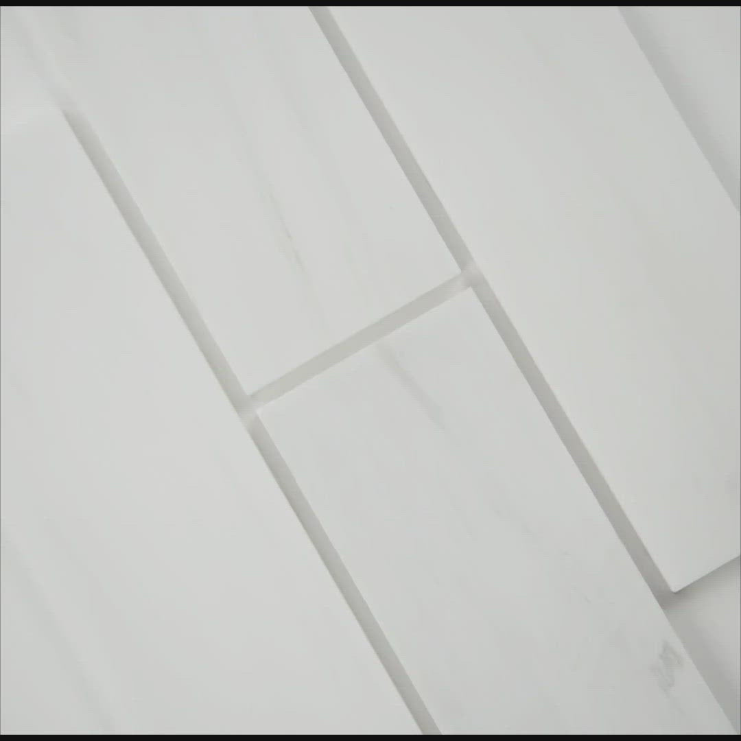Bianco Snow White Polished Natural Marble Tile