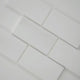 Polierte Calacatta-Subway-Marmorfliese 70 x 140 x 10 mm