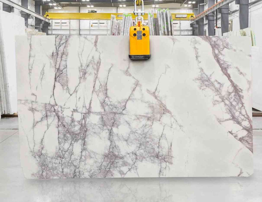 Marble Tiles - Lilac Marble Slab - intmarble